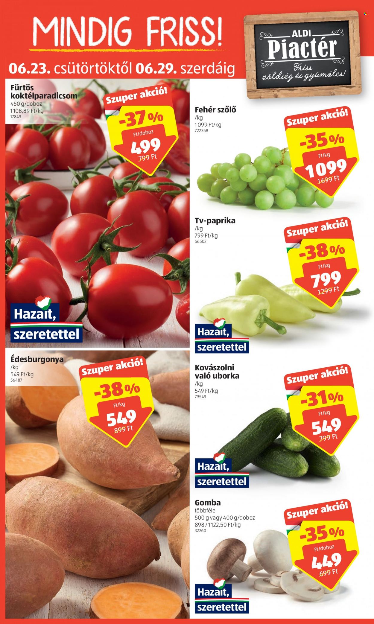 Aldi akciós újságok - 2022.06.23 - 2022.06.29. Oldal 2