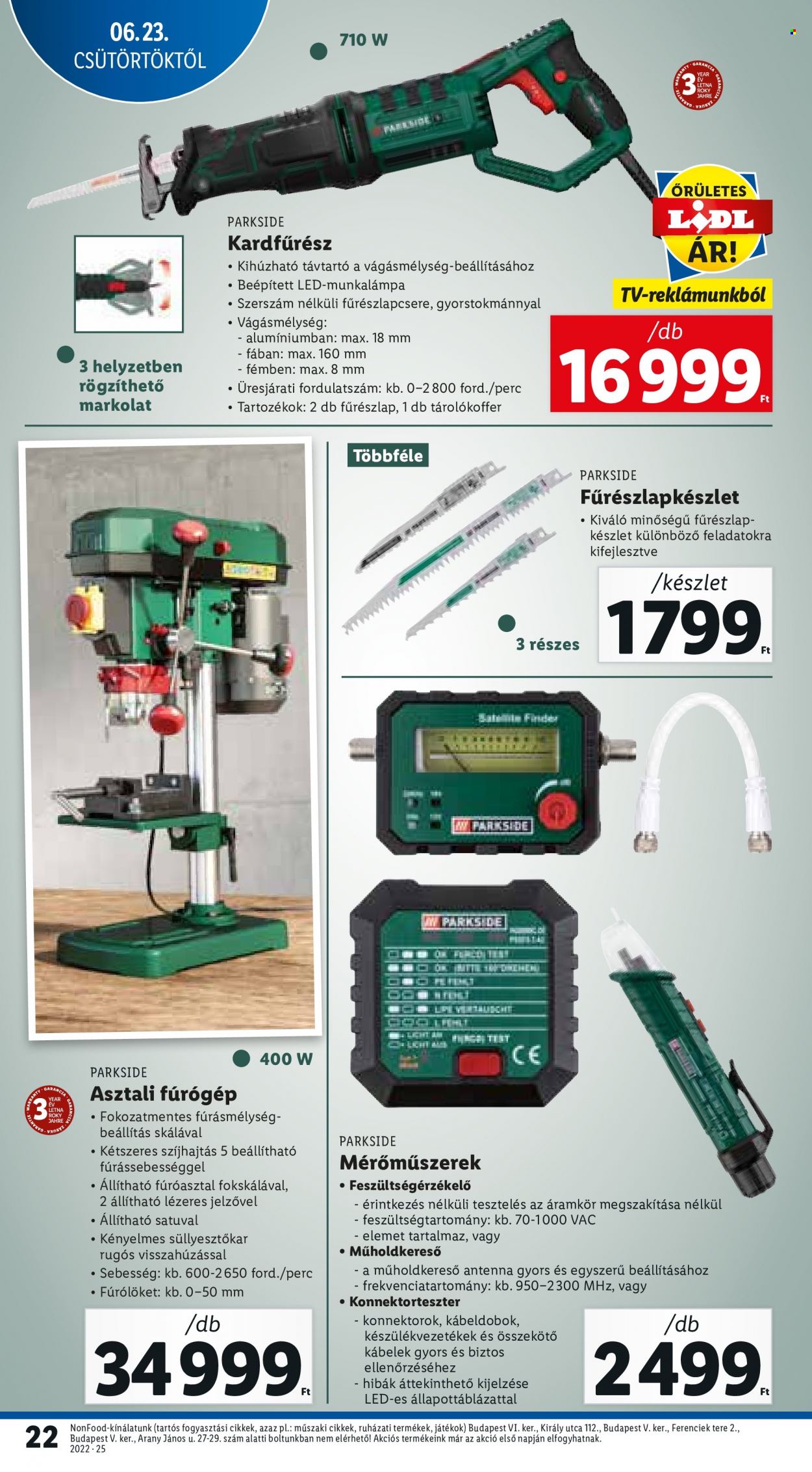Lidl akciós újságok - 2022.06.23 - 2022.06.29. Oldal 22