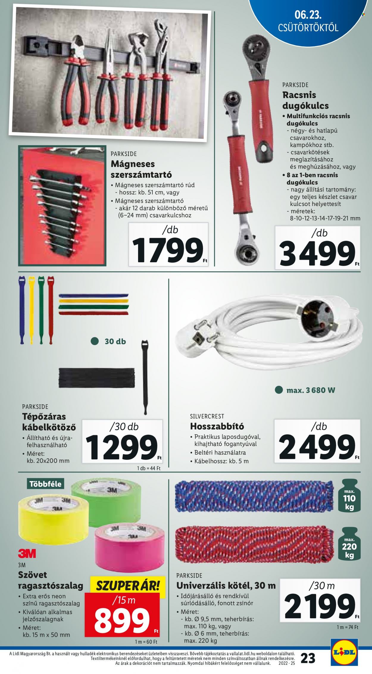 Lidl akciós újságok - 2022.06.23 - 2022.06.29. Oldal 23