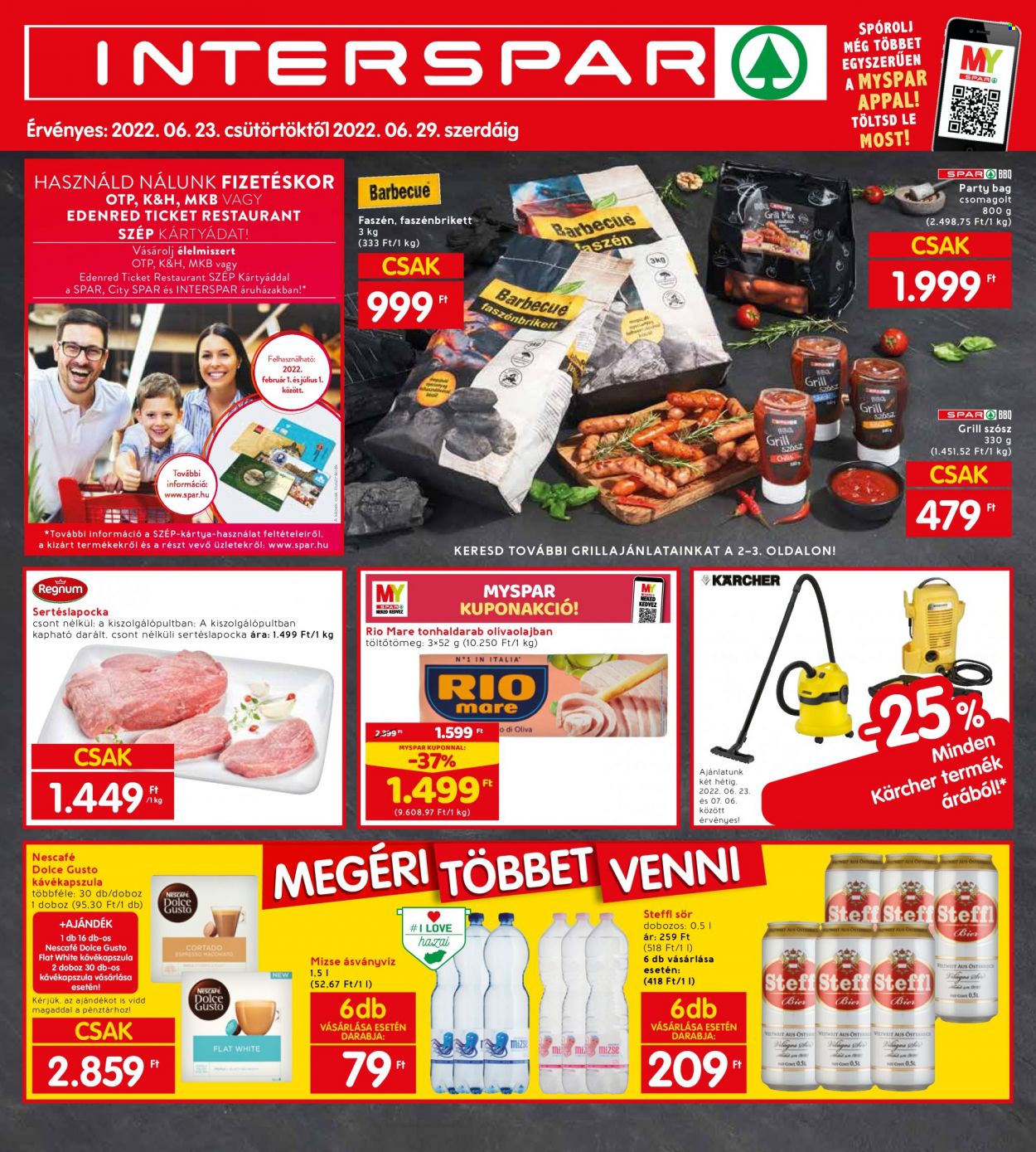 INTERSPAR akciós újságok - 2022.06.23 - 2022.06.29. Oldal 1