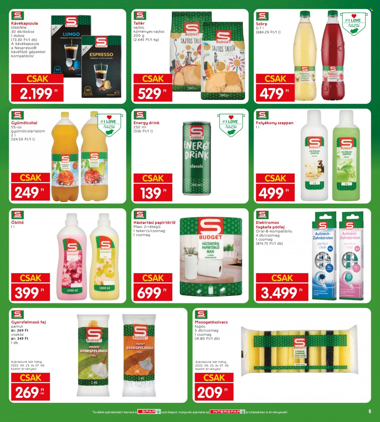 INTERSPAR akciós újságok - 2022.06.23 - 2022.06.29. Oldal 7