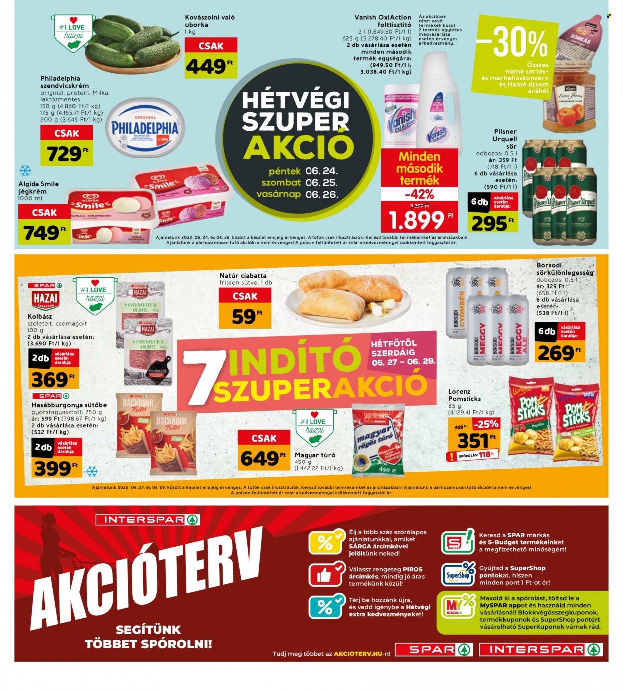 INTERSPAR akciós újságok - 2022.06.23 - 2022.06.29. Oldal 28