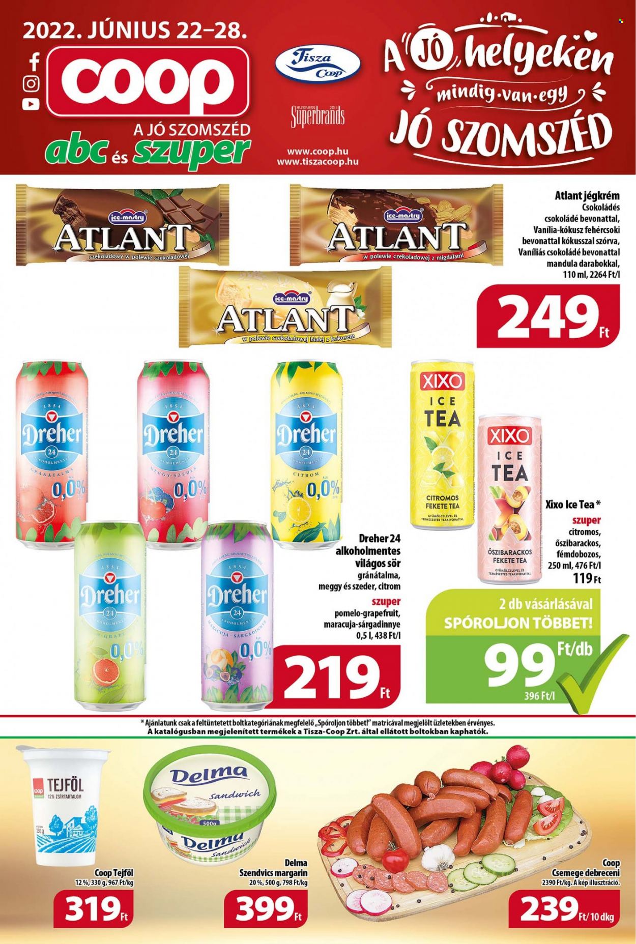 Coop akciós újságok - 2022.06.22 - 2022.06.28. Oldal 1