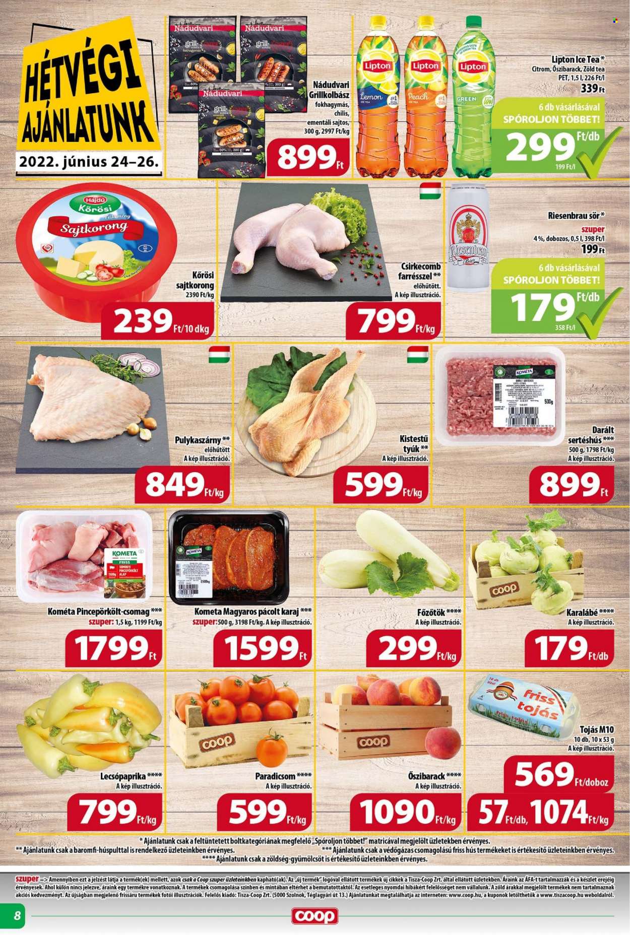 Coop akciós újságok - 2022.06.22 - 2022.06.28. Oldal 8