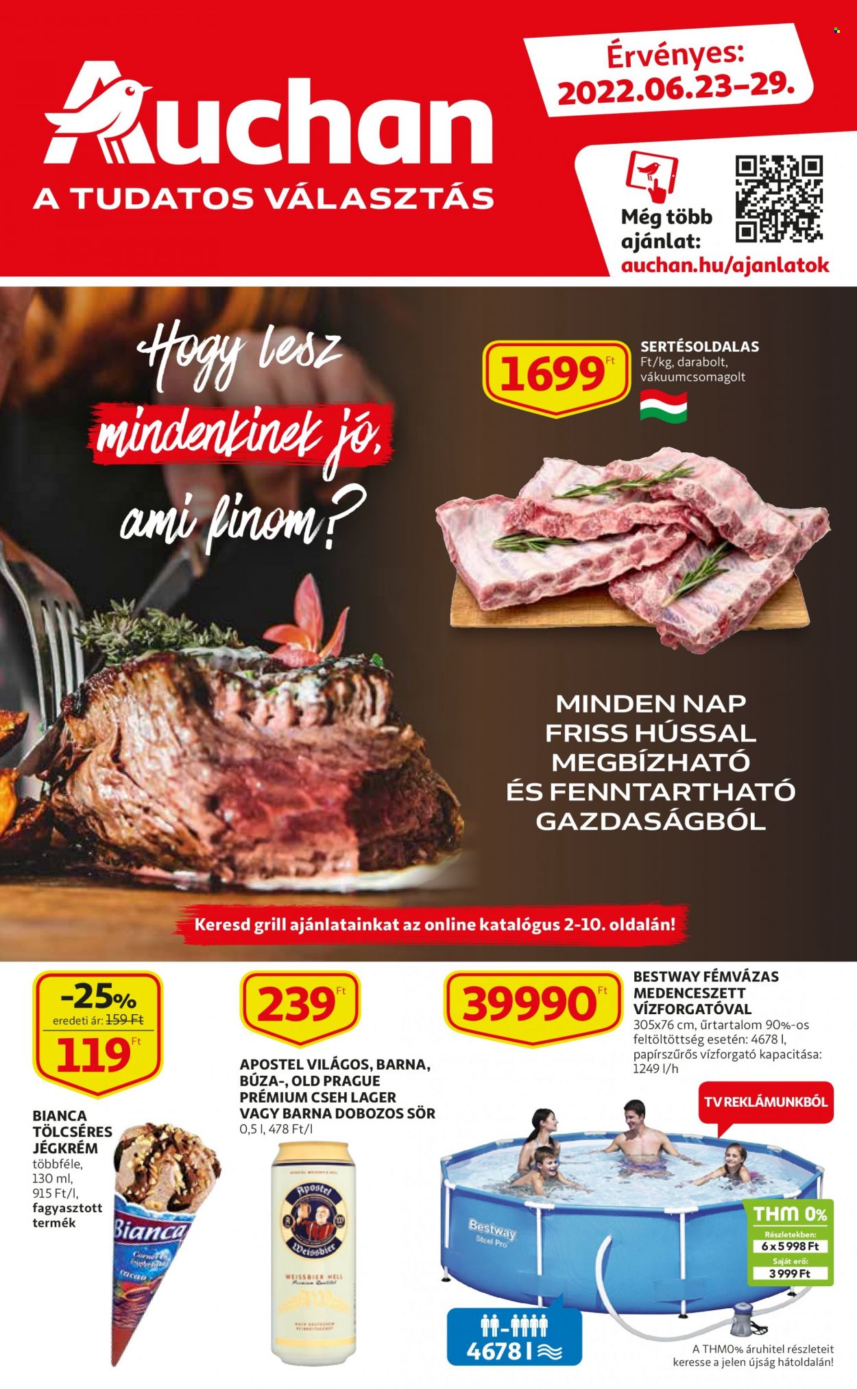 Auchan akciós újságok - 2022.06.23 - 2022.06.29. Oldal 1