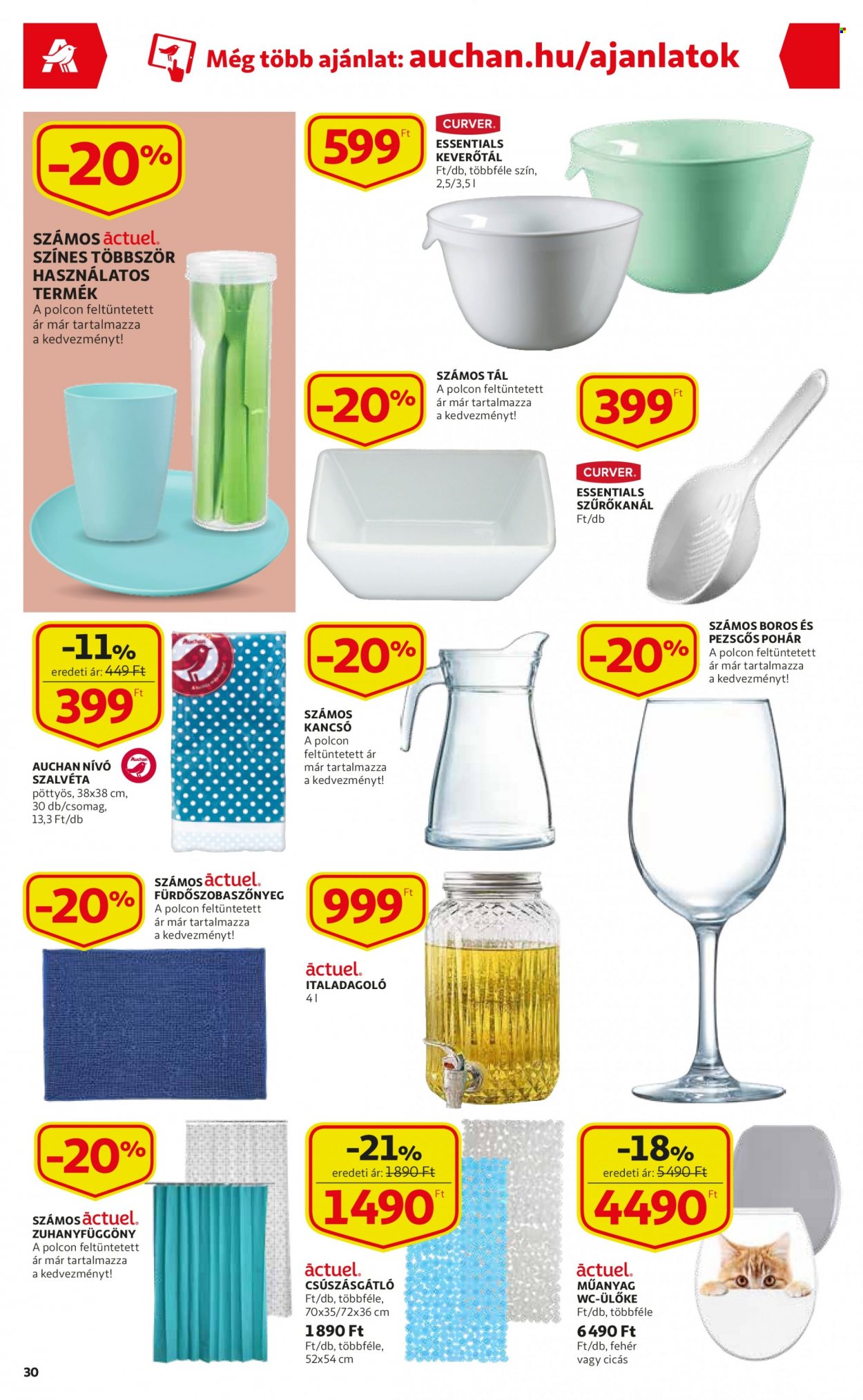 Auchan akciós újságok - 2022.06.23 - 2022.06.29. Oldal 30