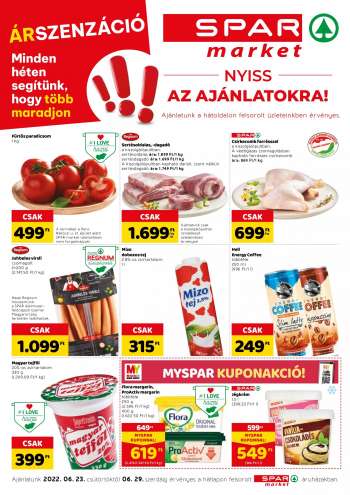 Újság SPAR market - 2022.06.23 - 2022.06.29.