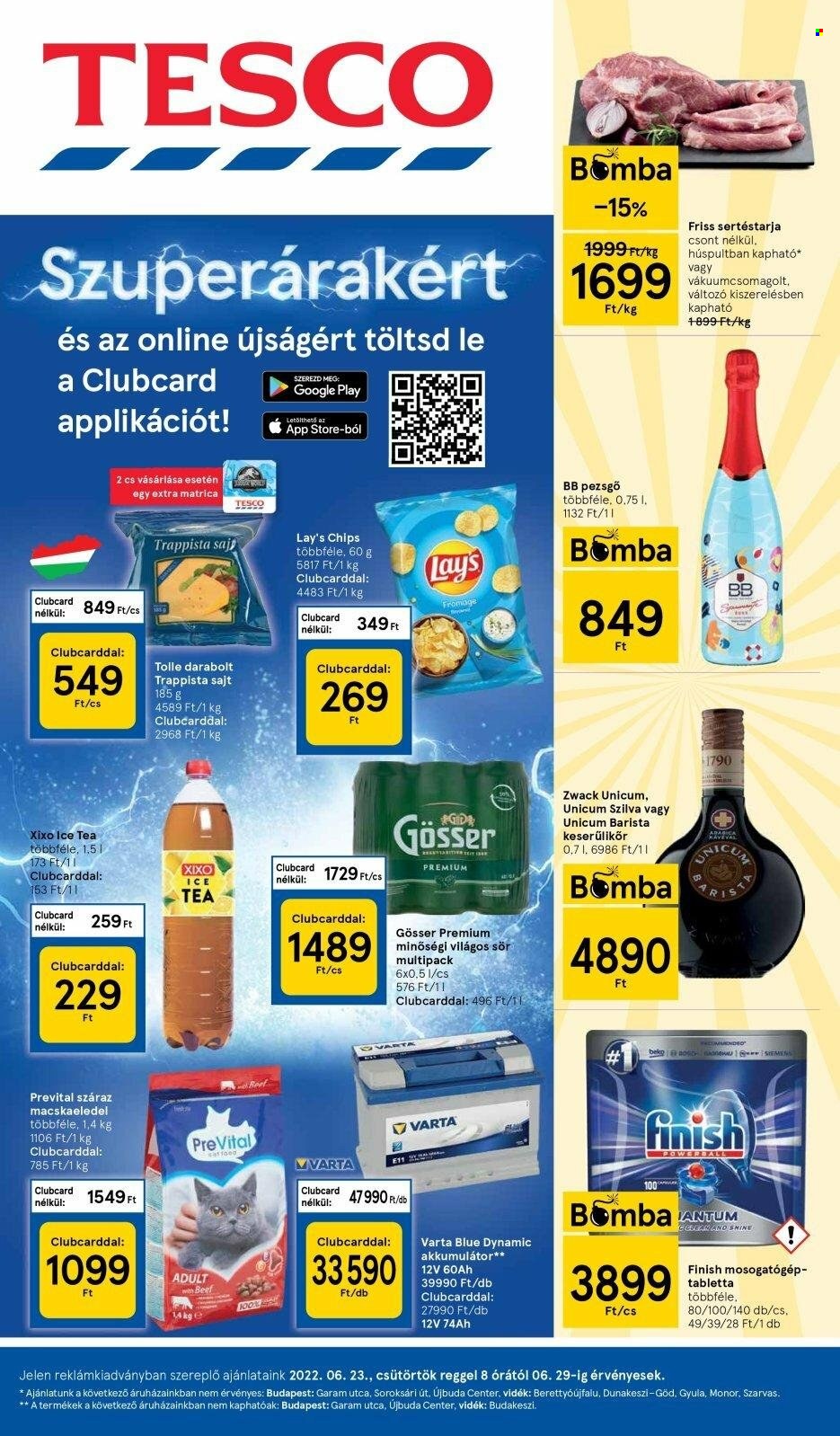 TESCO akciós újságok - 2022.06.23 - 2022.06.29. Oldal 1