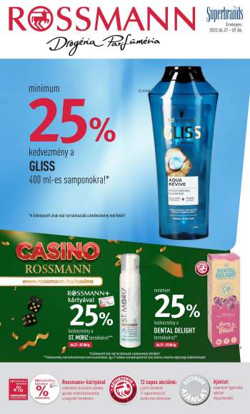 Újság Rossmann - 2022.06.27 - 2022.07.06.