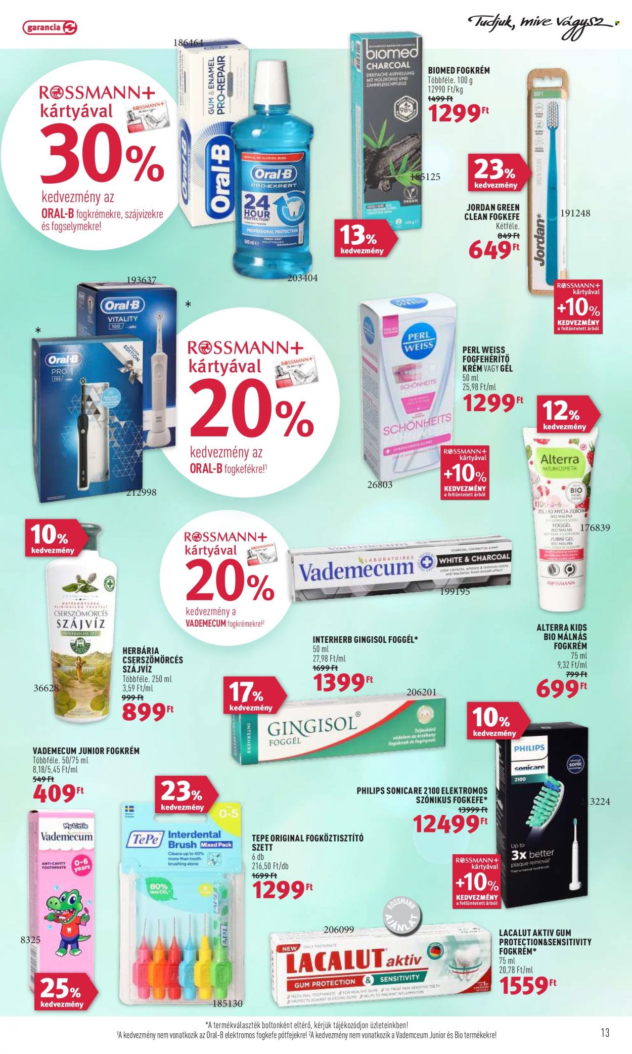 Rossmann akciós újságok - 2022.06.27 - 2022.07.06. Oldal 13
