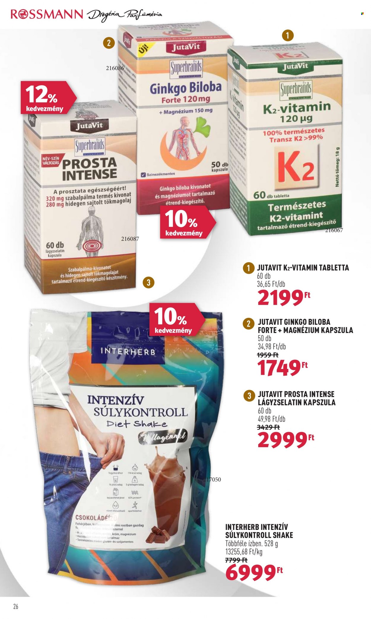 Rossmann akciós újságok - 2022.06.27 - 2022.07.06. Oldal 26
