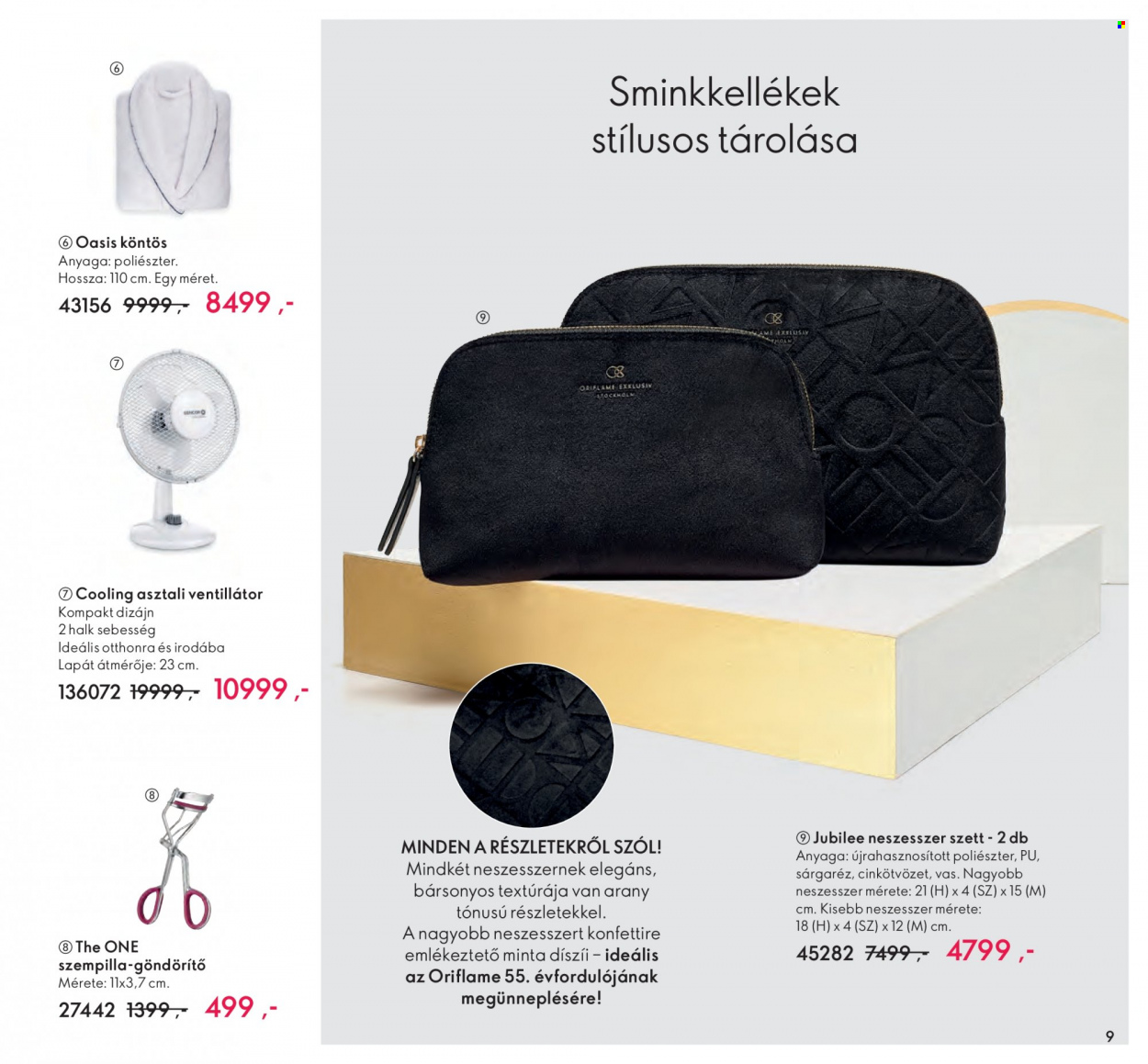 Oriflame akciós újságok - 2022.06.22 - 2022.07.12. Oldal 9