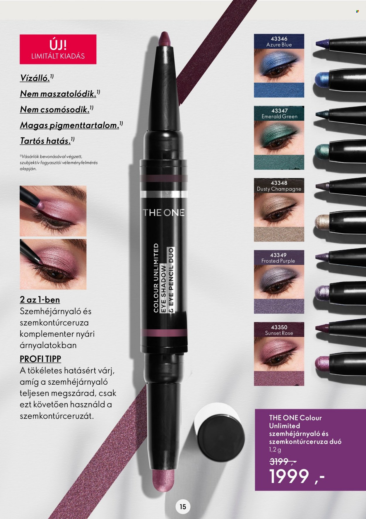 Oriflame akciós újságok - 2022.06.22 - 2022.07.12. Oldal 15