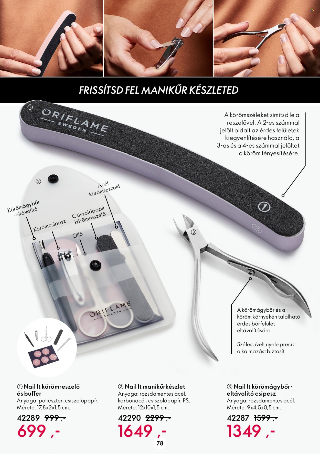 Oriflame akciós újságok - 2022.06.22 - 2022.07.12. Oldal 78