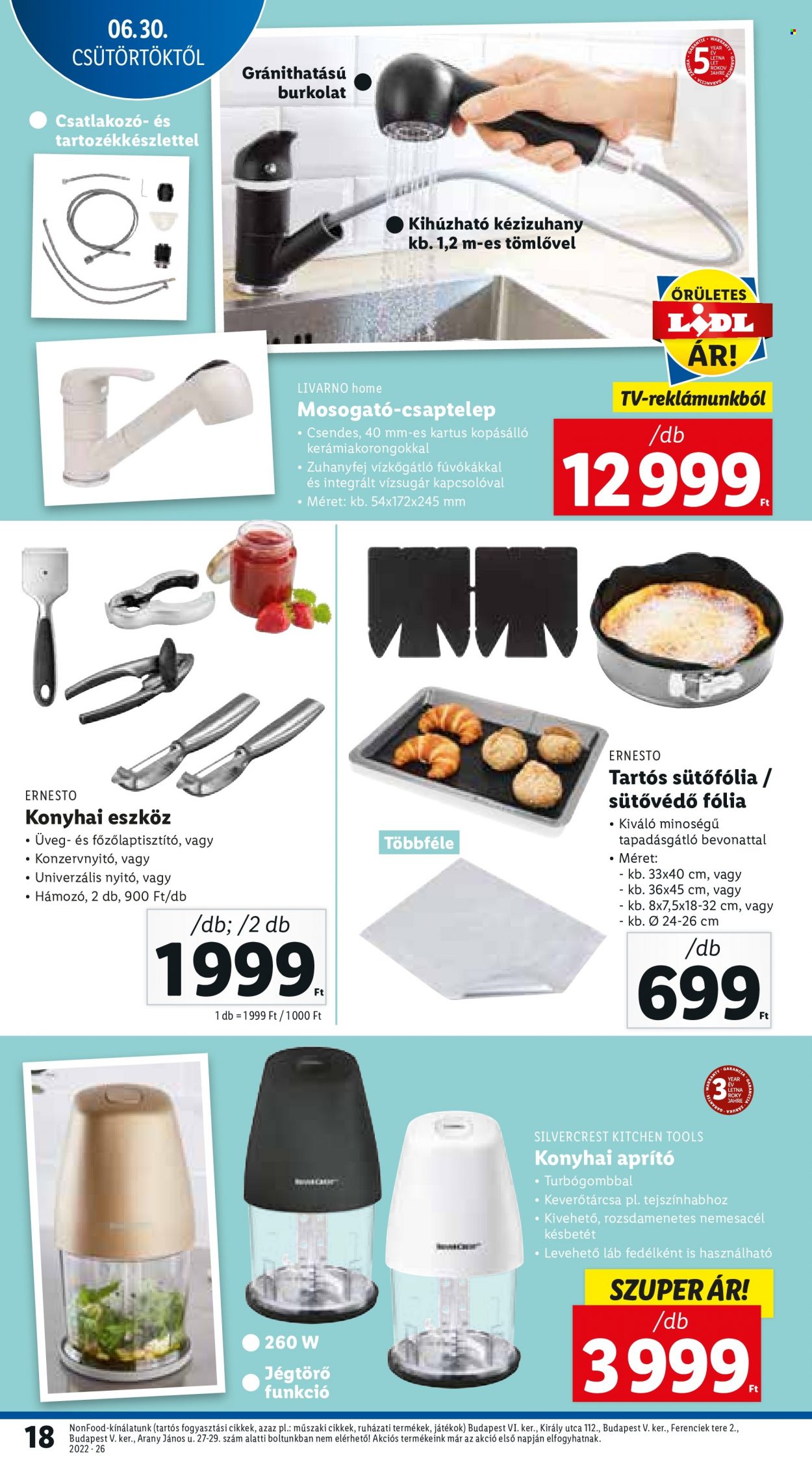 Lidl akciós újságok - 2022.06.30 - 2022.07.06. Oldal 18
