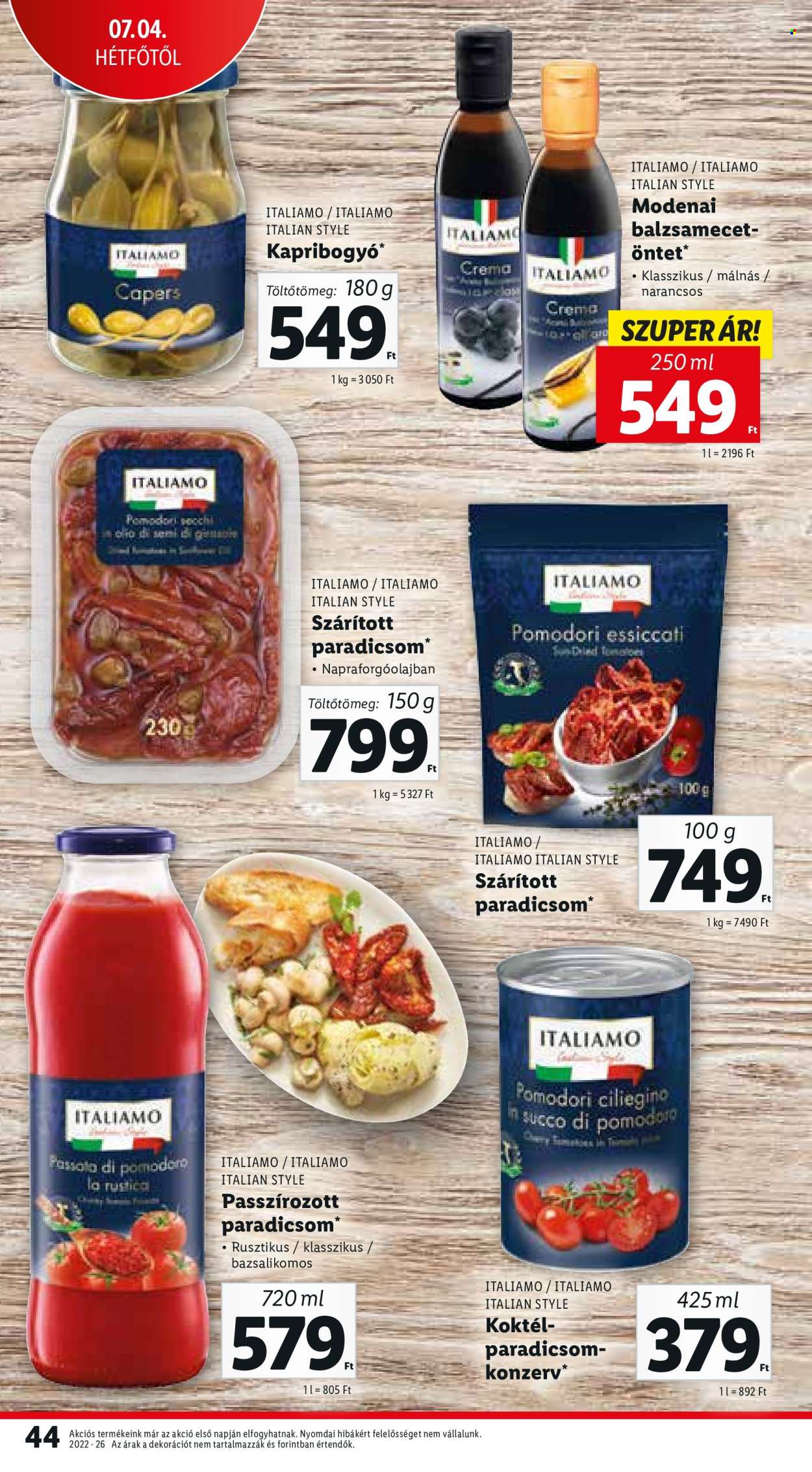 Lidl akciós újságok - 2022.06.30 - 2022.07.06. Oldal 44
