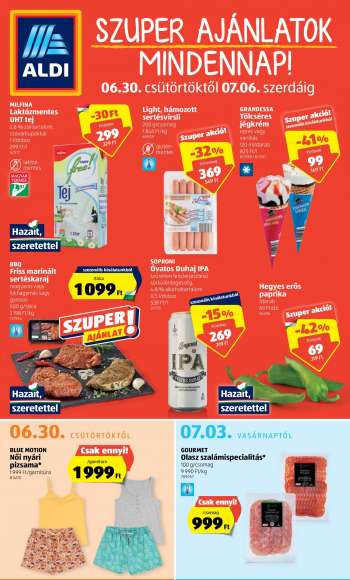 Újság Aldi - 2022.06.30 - 2022.07.06.