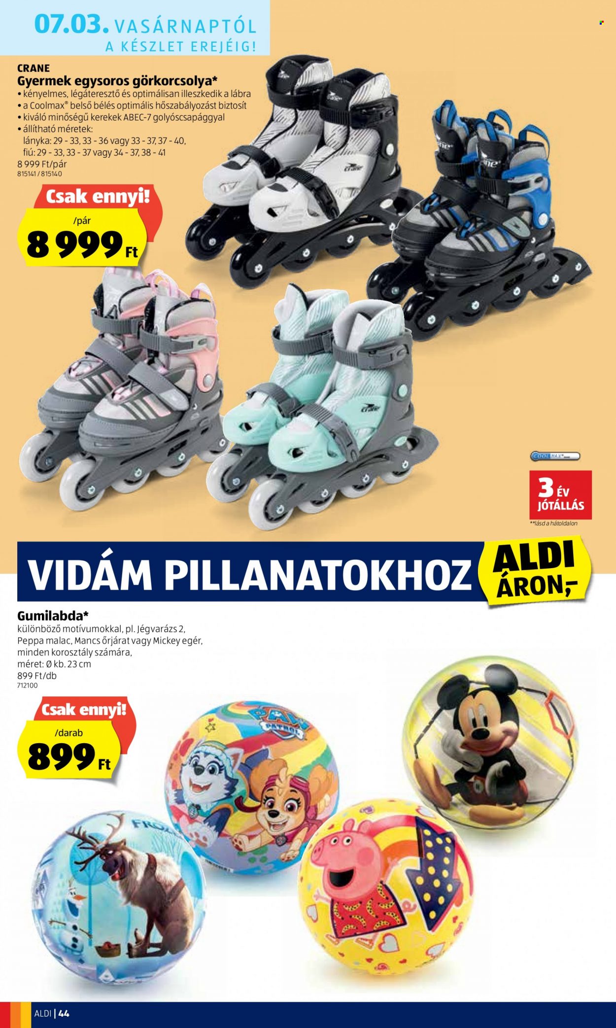 Aldi akciós újságok - 2022.06.30 - 2022.07.06. Oldal 44