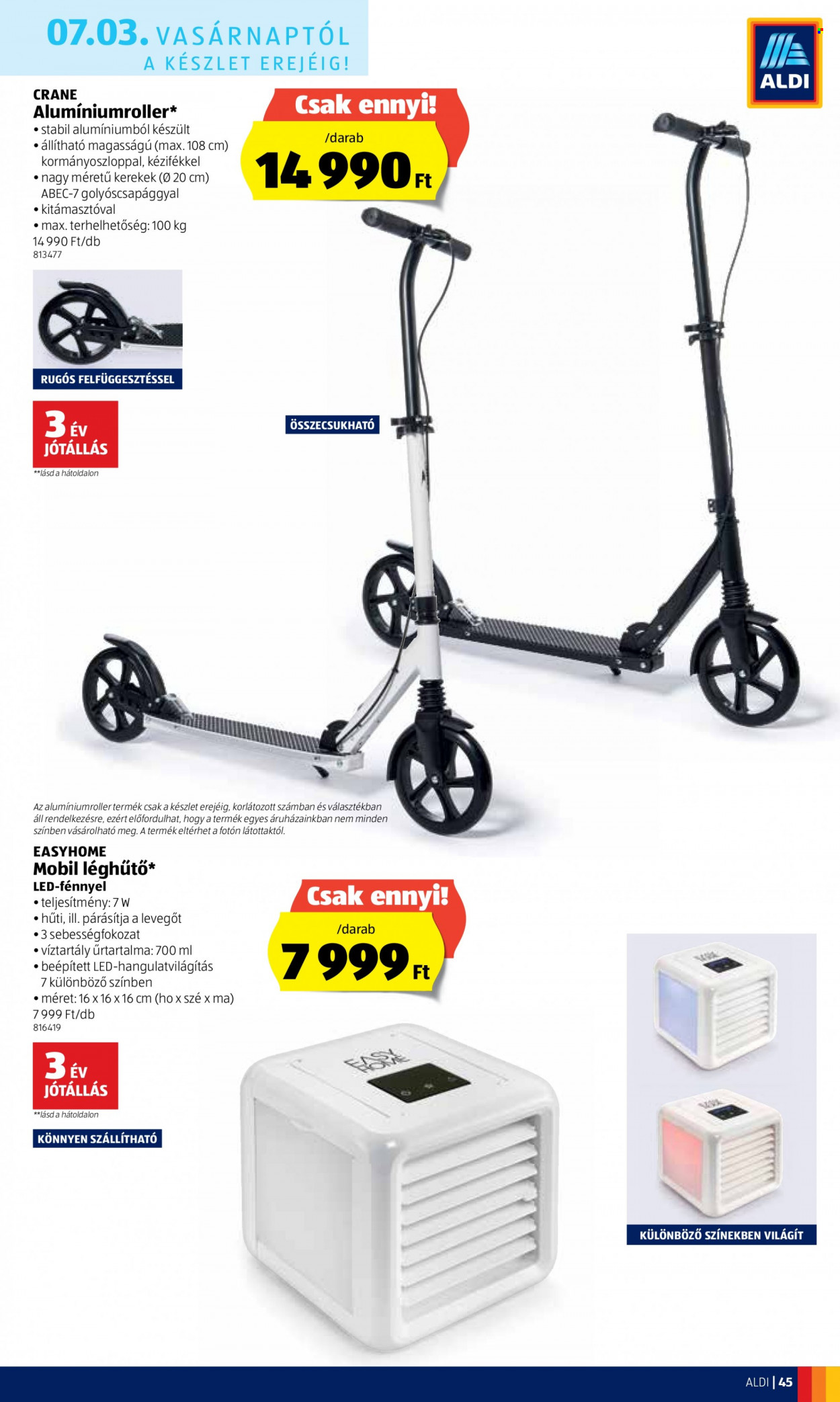 Aldi akciós újságok - 2022.06.30 - 2022.07.06. Oldal 45