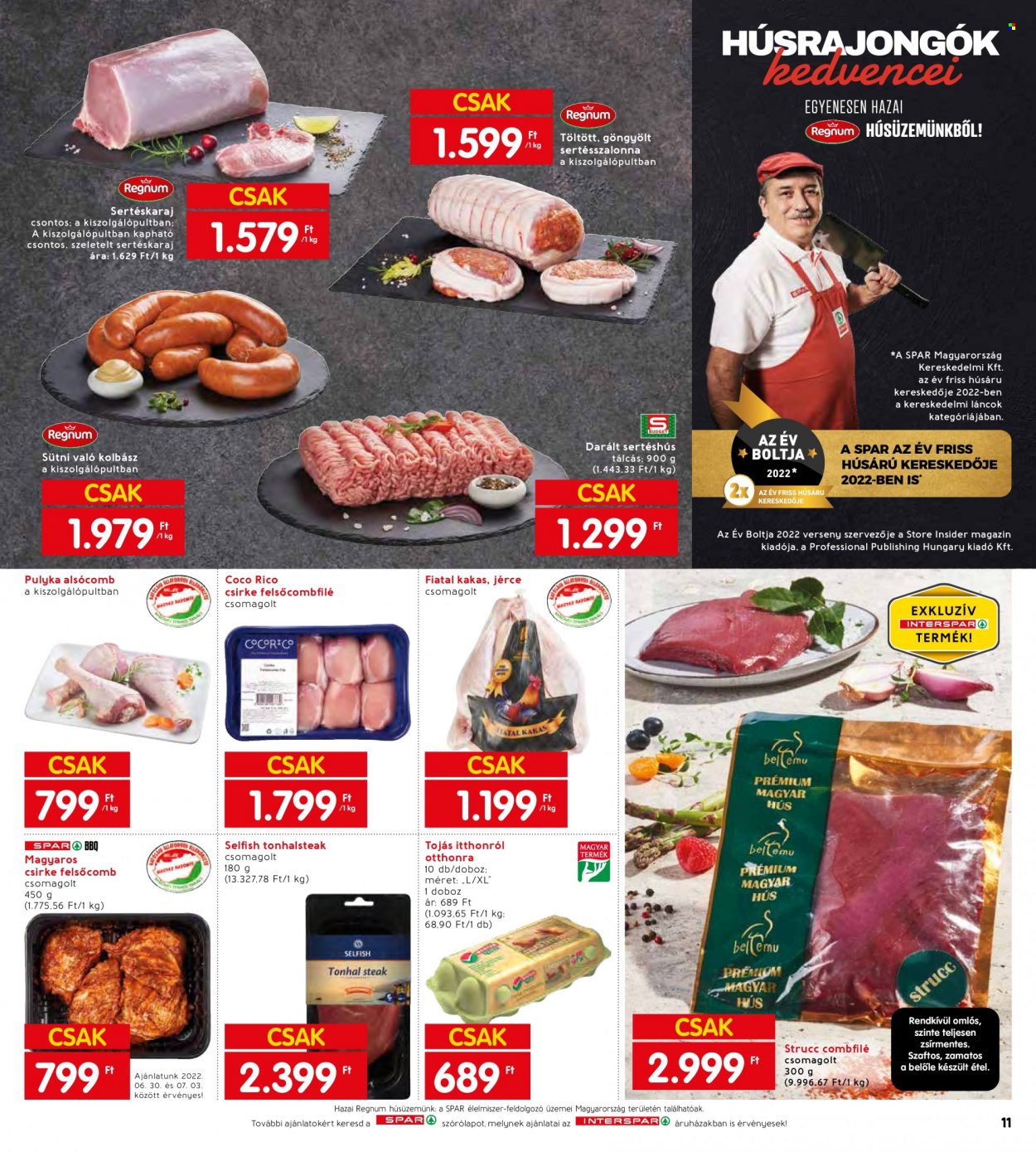 INTERSPAR akciós újságok - 2022.06.30 - 2022.07.06. Oldal 13