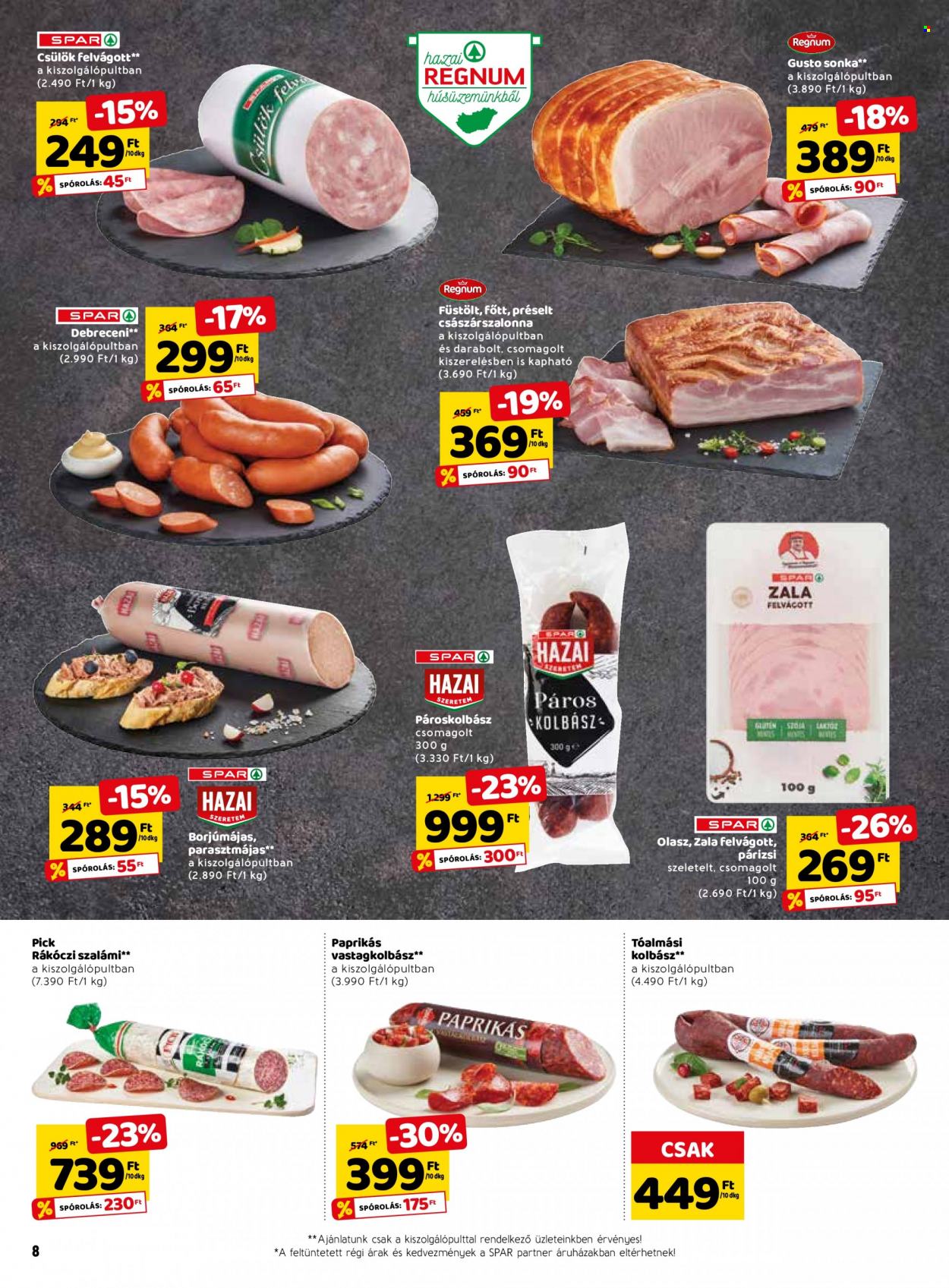 SPAR akciós újságok - 2022.06.30 - 2022.07.06. Oldal 10