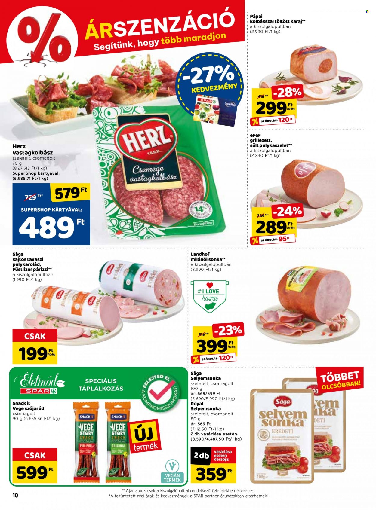 SPAR akciós újságok - 2022.06.30 - 2022.07.06. Oldal 12