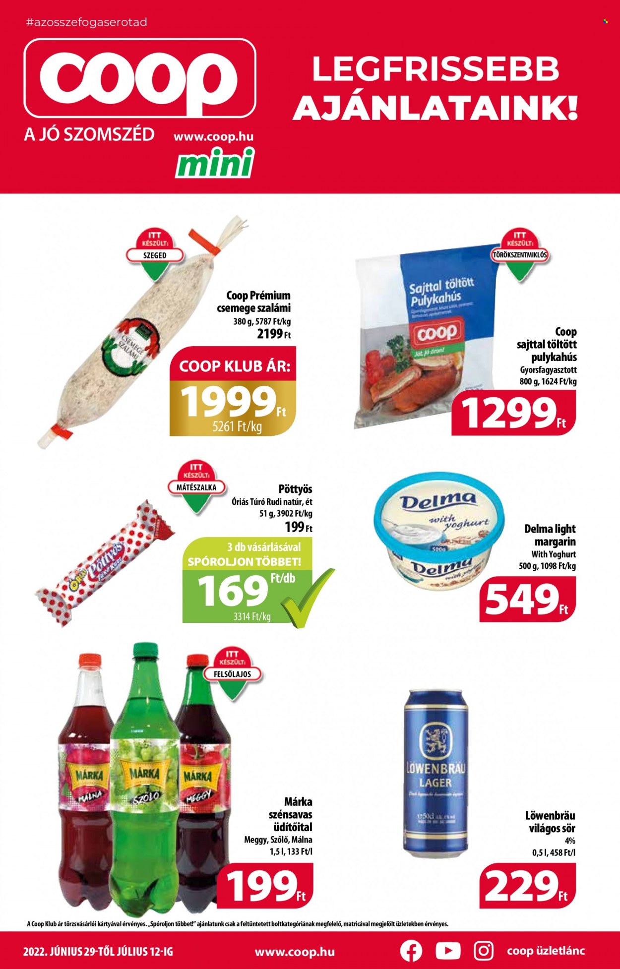 Coop akciós újságok - 2022.06.29 - 2022.07.12. Oldal 1
