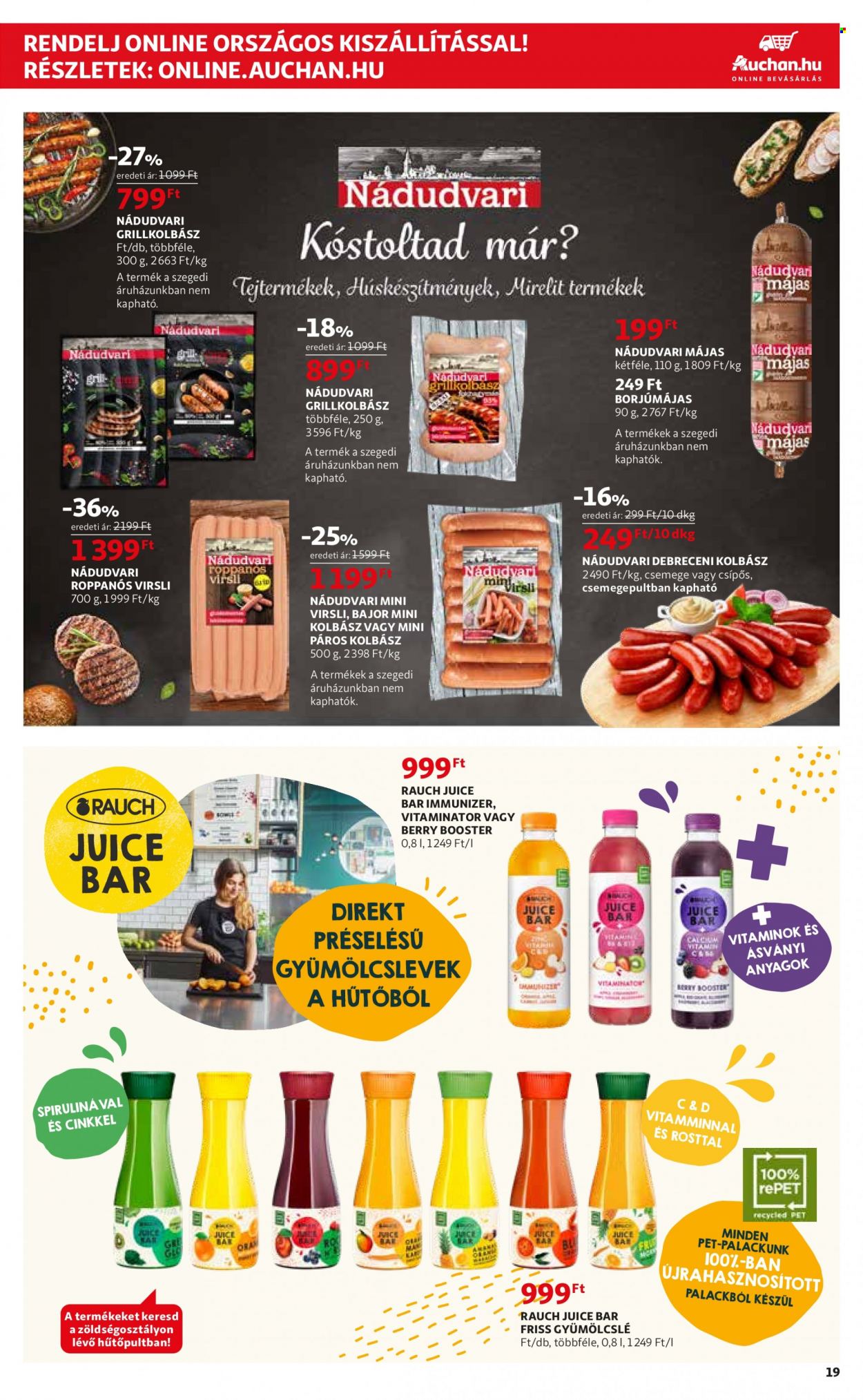 Auchan akciós újságok - 2022.06.30 - 2022.07.06. Oldal 19