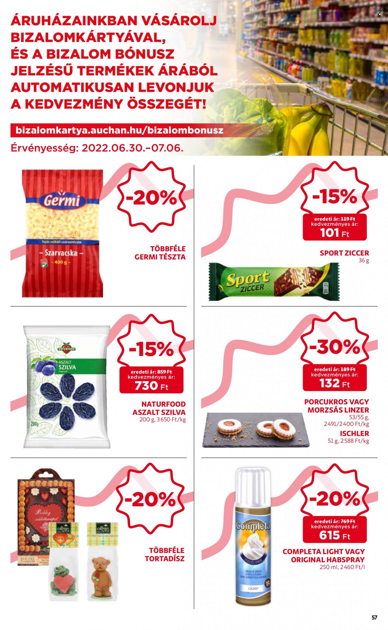 Auchan akciós újságok - 2022.06.30 - 2022.07.06. Oldal 57