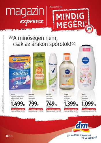 Újság dm drogerie markt - 2022.06.01 - 2022.06.30.