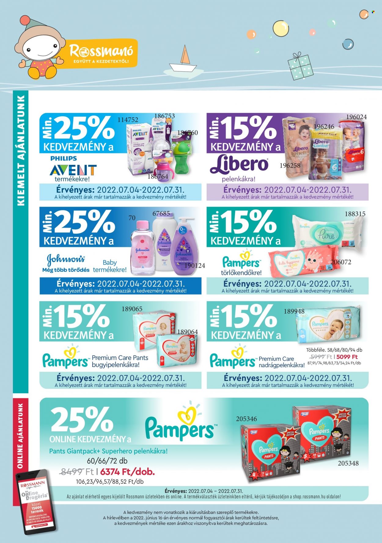 Rossmann akciós újságok - 2022.07.04 - 2022.07.31. Oldal 2
