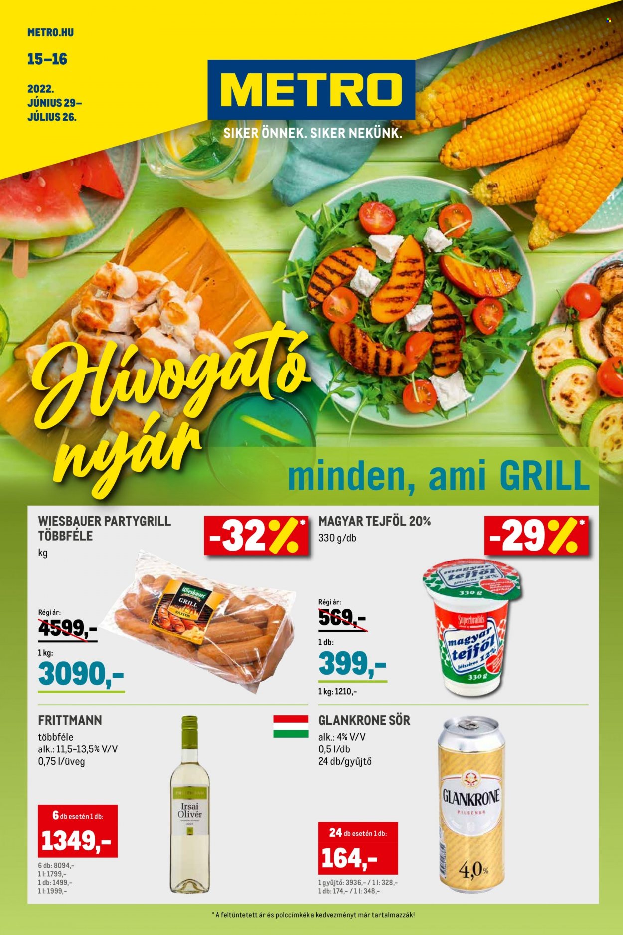Metro akciós újságok - 2022.06.29 - 2022.07.26. Oldal 1