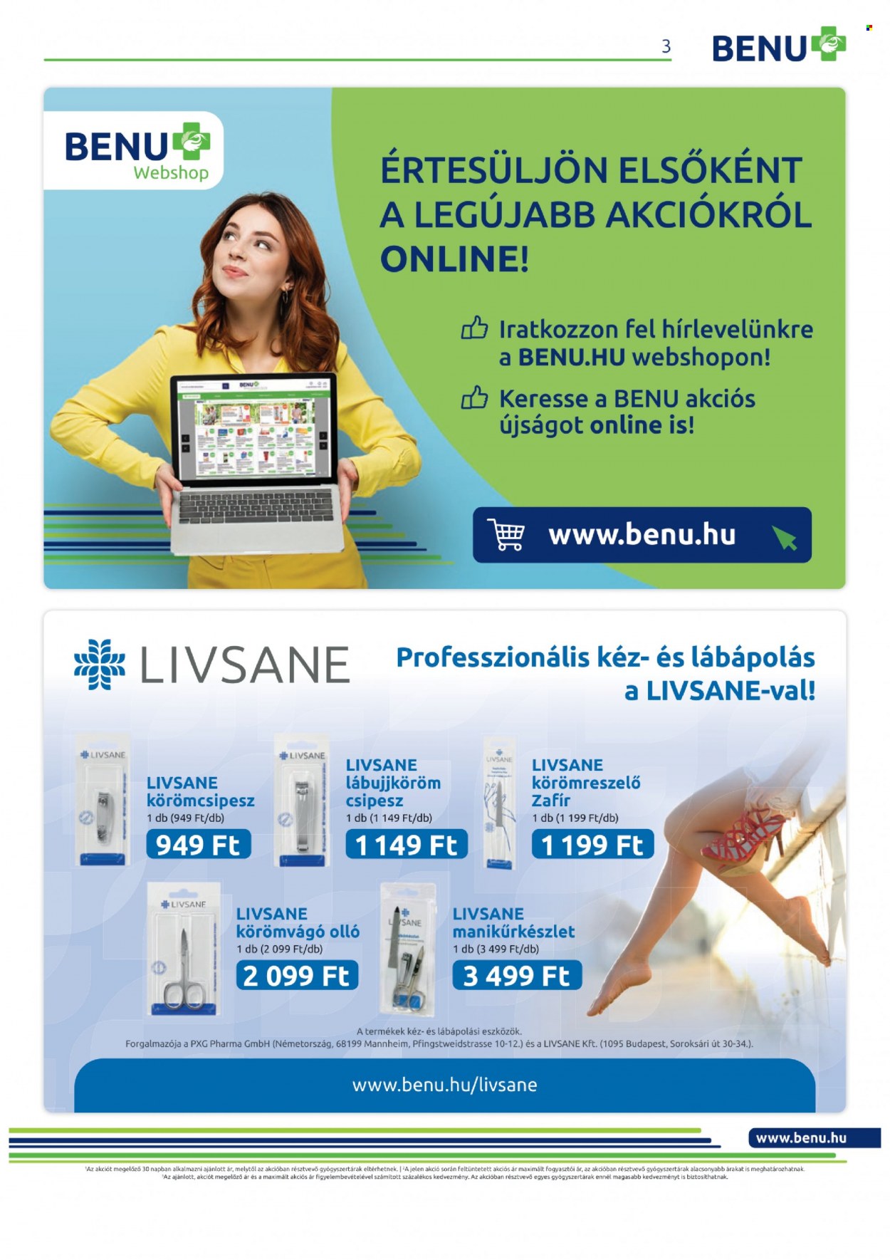 BENU Gyógyszertár akciós újságok - 2022.07.01 - 2022.07.31. Oldal 3