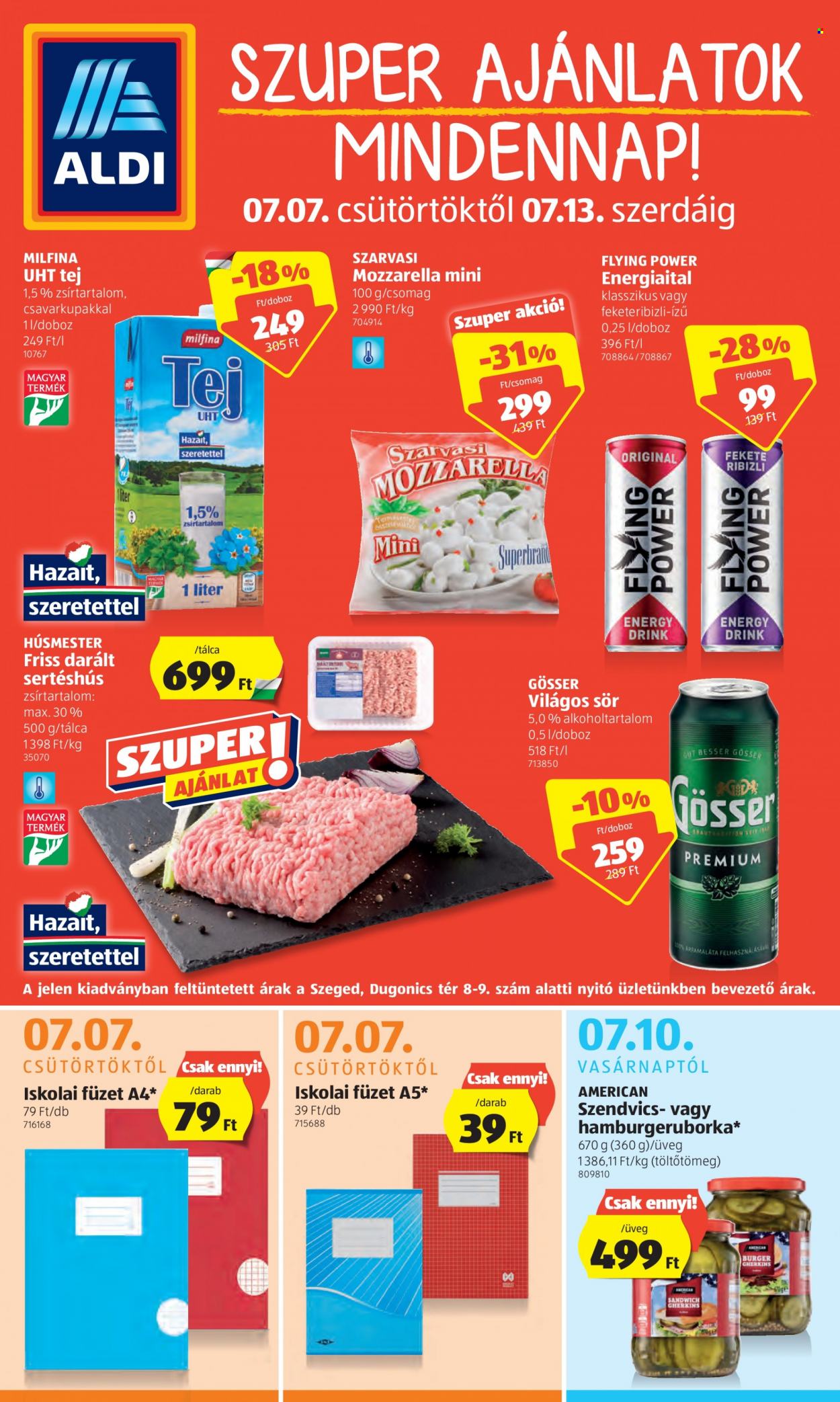 Aldi akciós újságok - 2022.07.07 - 2022.07.13. Oldal 1