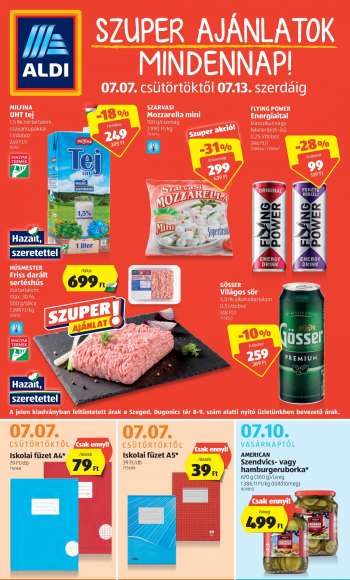 Újság Aldi - 2022.07.07 - 2022.07.13.
