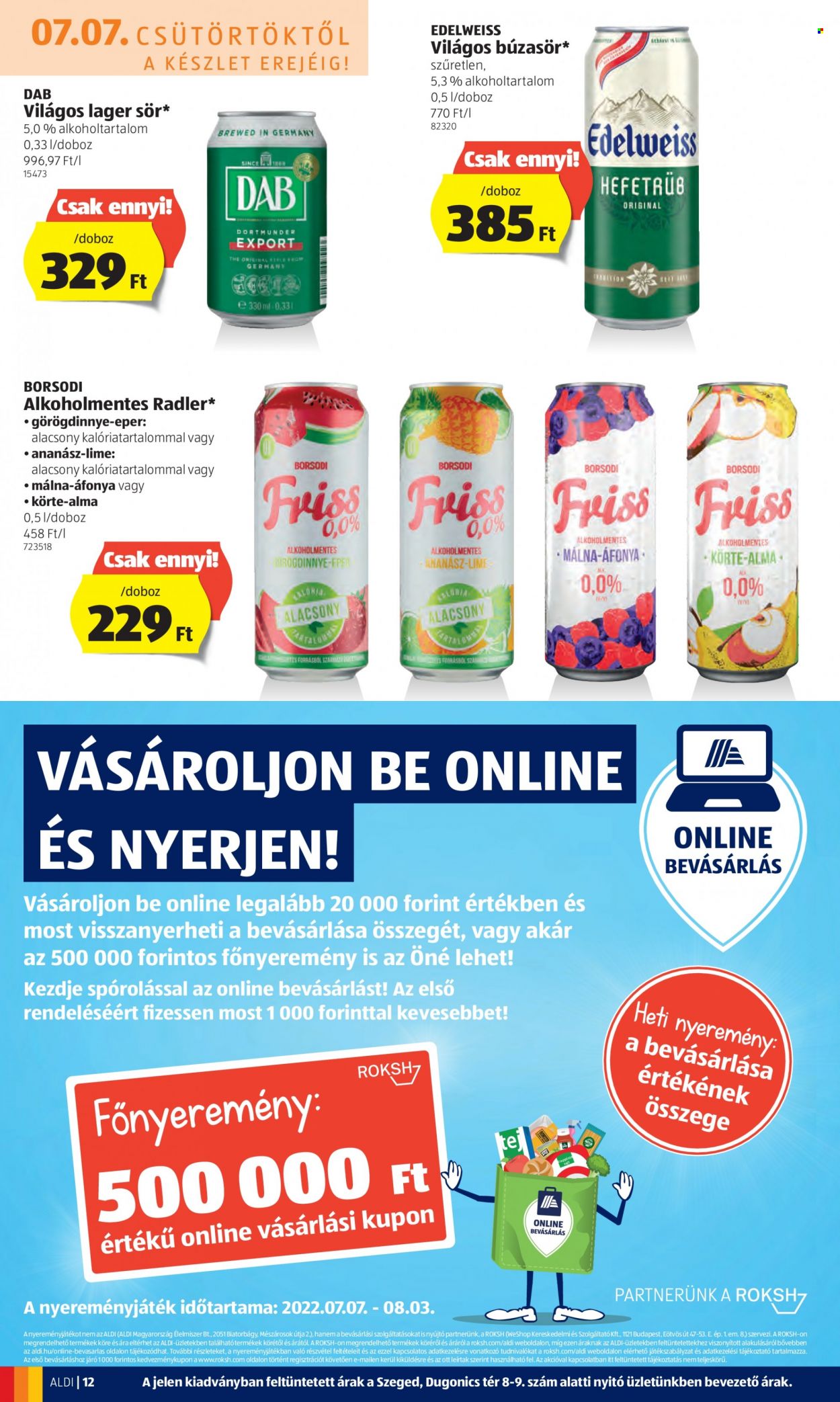 Aldi akciós újságok - 2022.07.07 - 2022.07.13. Oldal 12