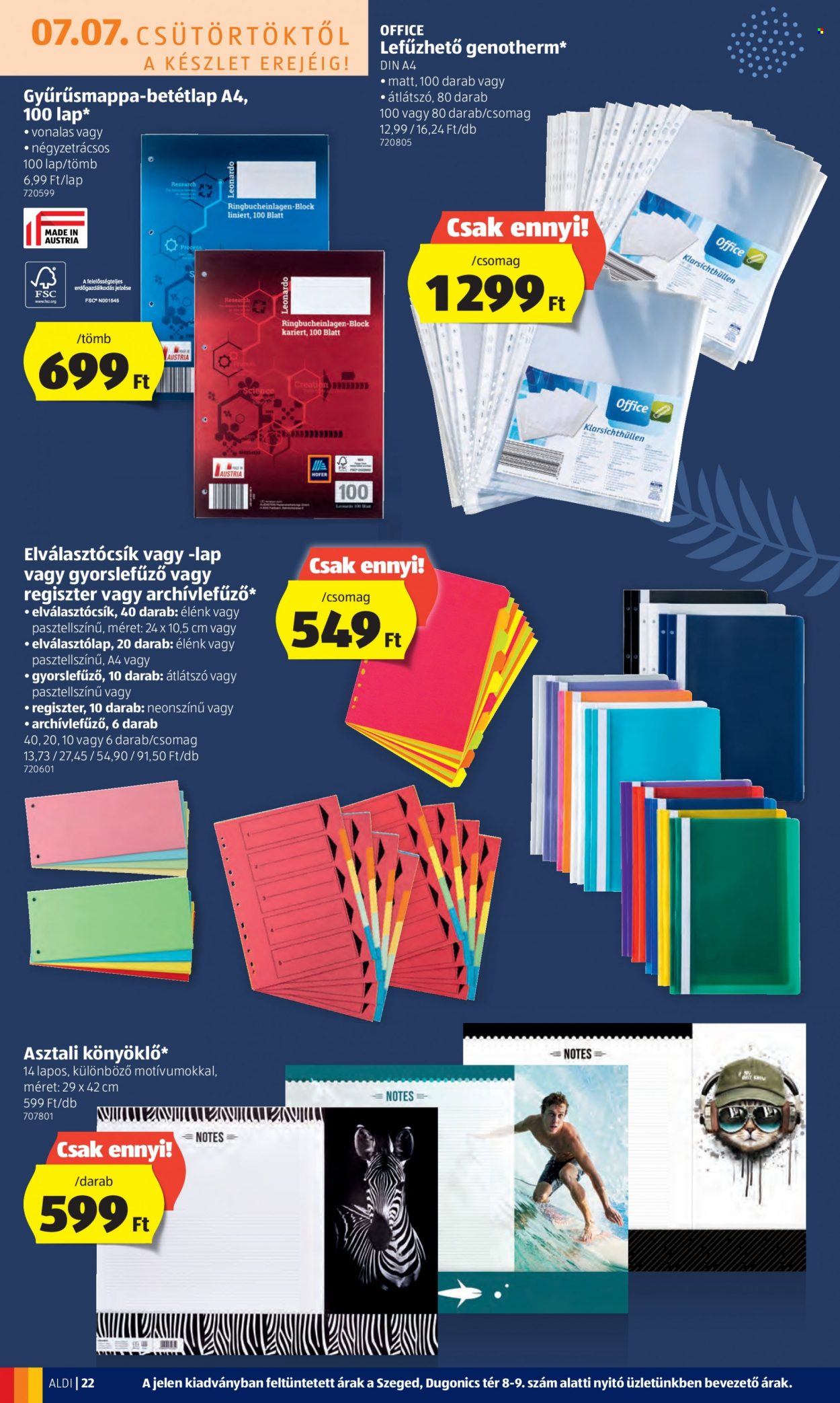 Aldi akciós újságok - 2022.07.07 - 2022.07.13. Oldal 22