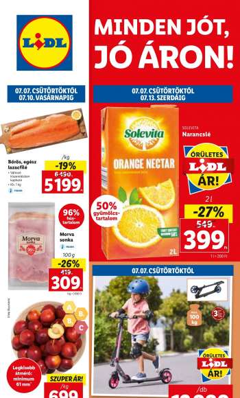 Újság Lidl - 2022.07.07 - 2022.07.13.