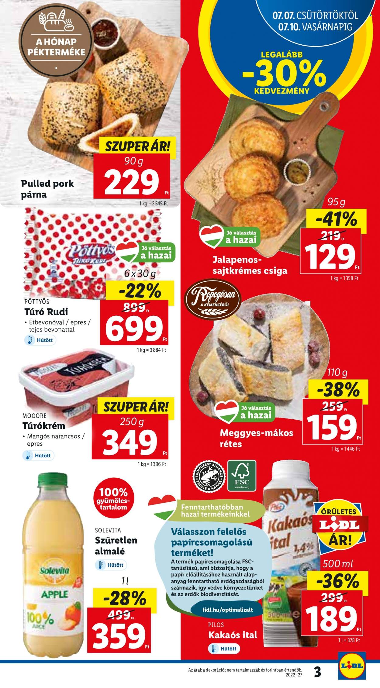 Lidl akciós újságok - 2022.07.07 - 2022.07.13. Oldal 3