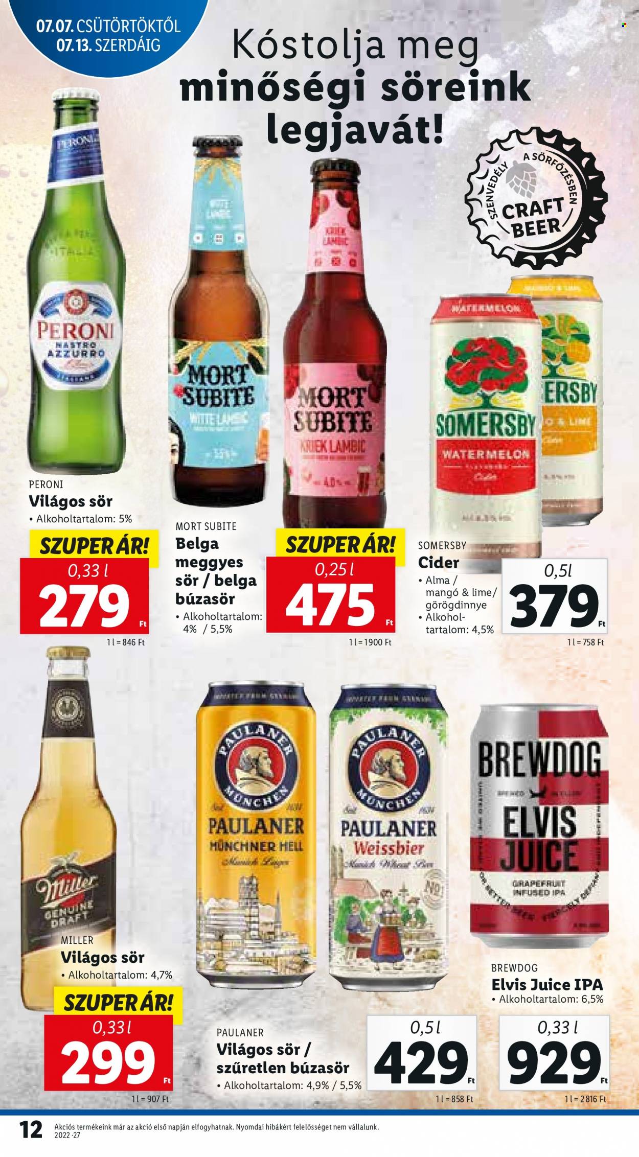 Lidl akciós újságok - 2022.07.07 - 2022.07.13. Oldal 12