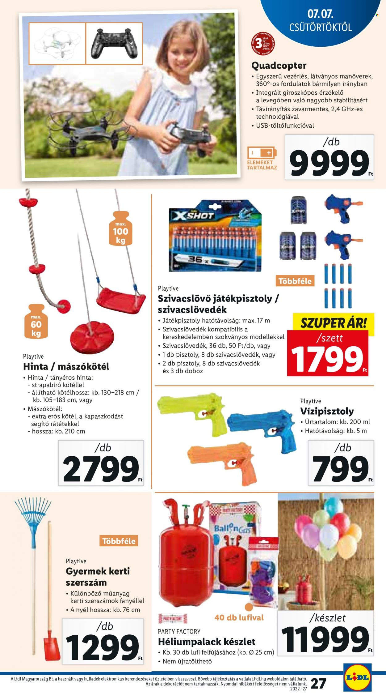 Lidl akciós újságok - 2022.07.07 - 2022.07.13. Oldal 27