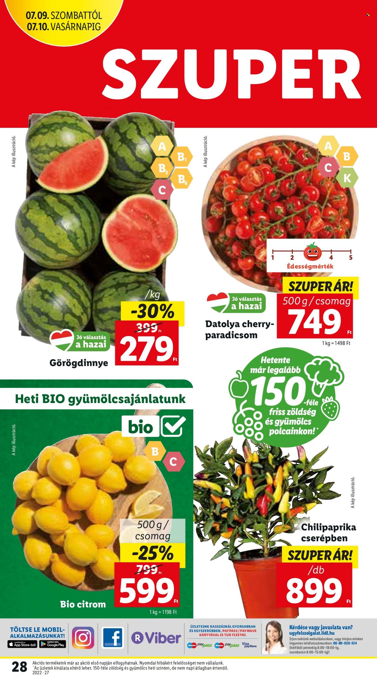 Lidl akciós újságok - 2022.07.07 - 2022.07.13. Oldal 28