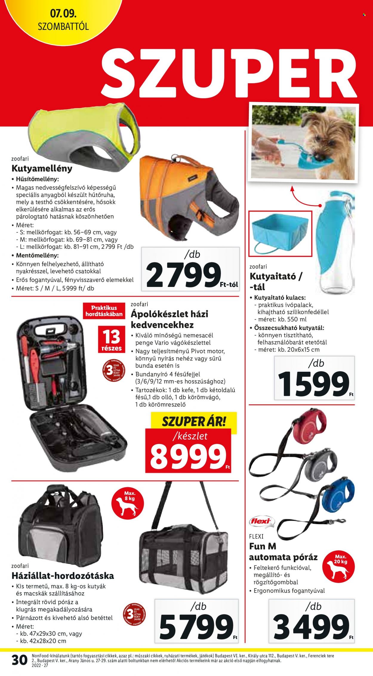 Lidl akciós újságok - 2022.07.07 - 2022.07.13. Oldal 30