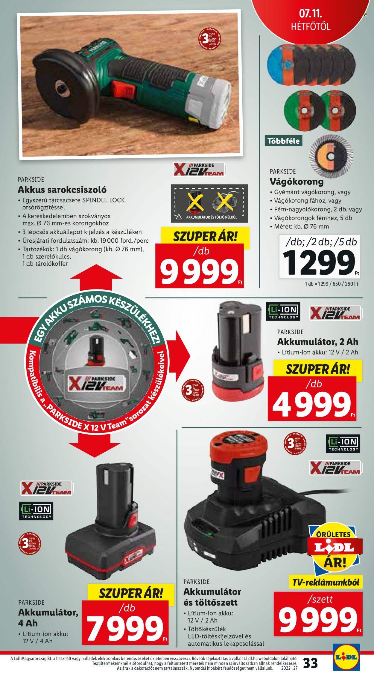 Lidl akciós újságok - 2022.07.07 - 2022.07.13. Oldal 33