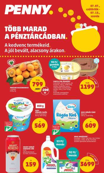 Újság Penny Market - 2022.07.07 - 2022.07.13.