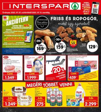 Újság INTERSPAR - 2022.07.07 - 2022.07.13.