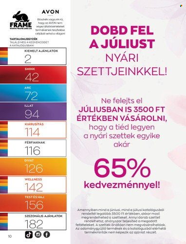 Avon akciós újságok - 2022.07.01 - 2022.07.31. Oldal 12