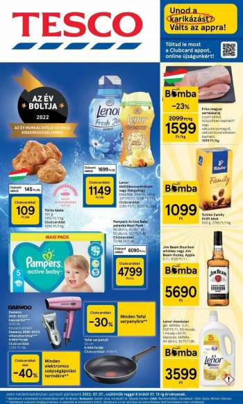 Újság TESCO - 2022.07.07 - 2022.07.13.