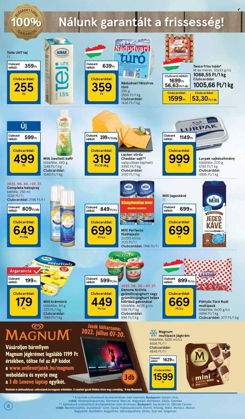 TESCO akciós újságok - 2022.07.07 - 2022.07.13. Oldal 8