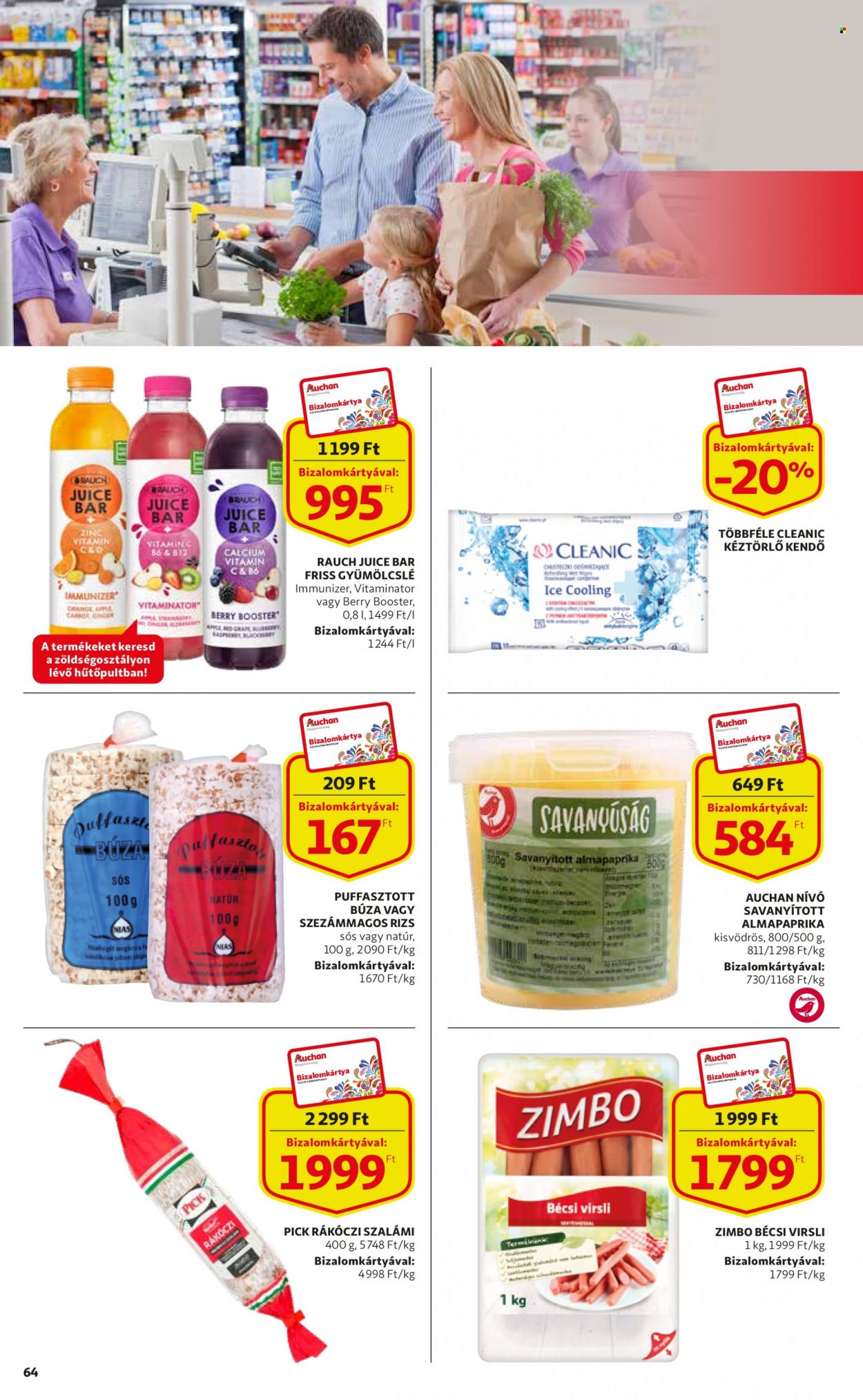 Auchan akciós újságok - 2022.07.07 - 2022.07.13. Oldal 64